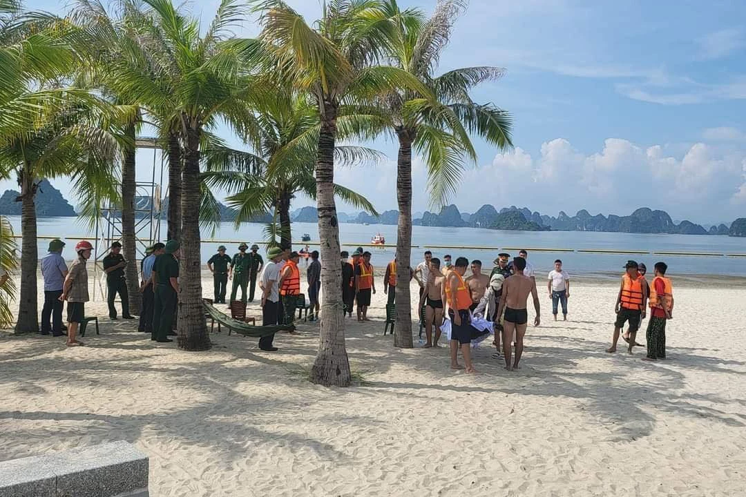 Tìm thấy thi thể cô gái chơi mô tô nước chết đuối ở bãi biển Quảng Ninh