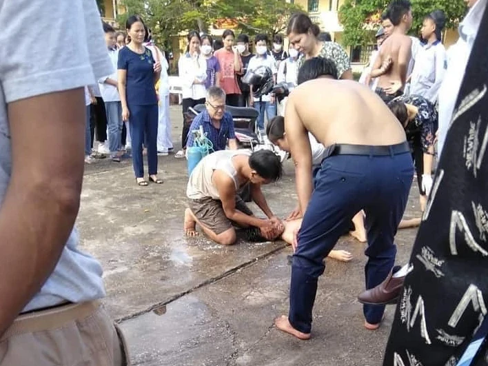 Đuối nước một học sinh trường THCS tại thị trấn Hưng Nhân không qua khỏi